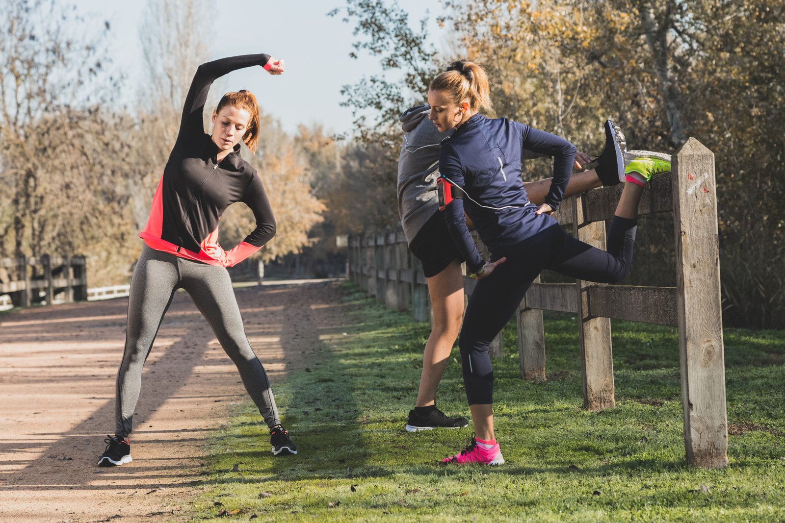 womens doing exercise